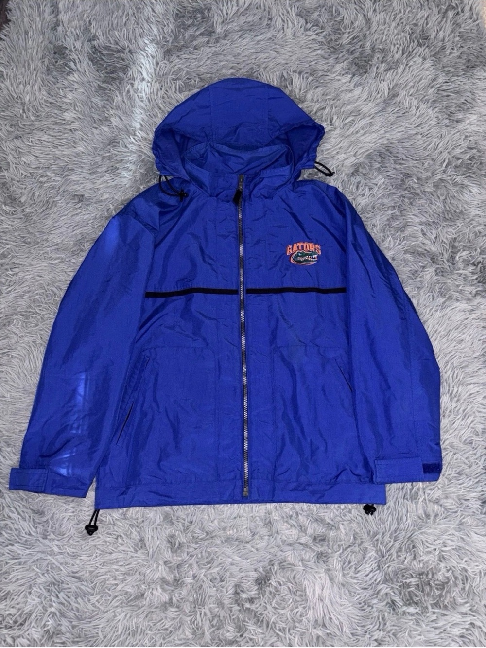 Florida Gators Men’s Gear Blue Windbreaker Full Zip Jacket Medium Sportswear
